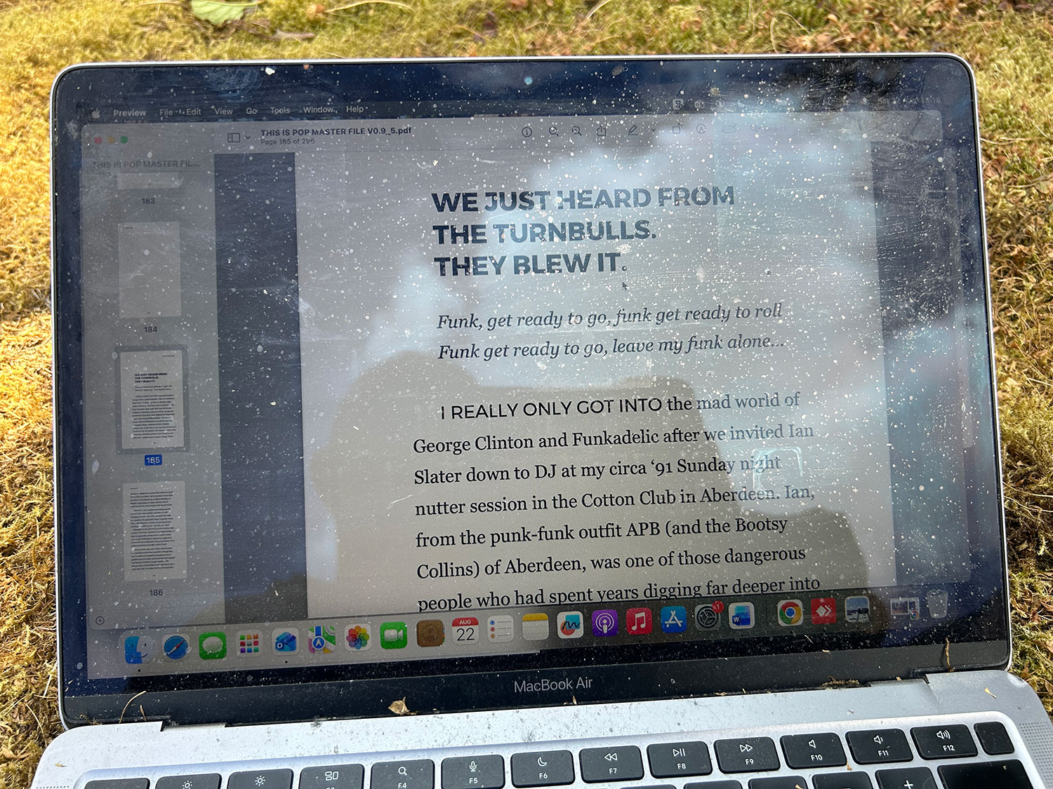 Laptop screen
