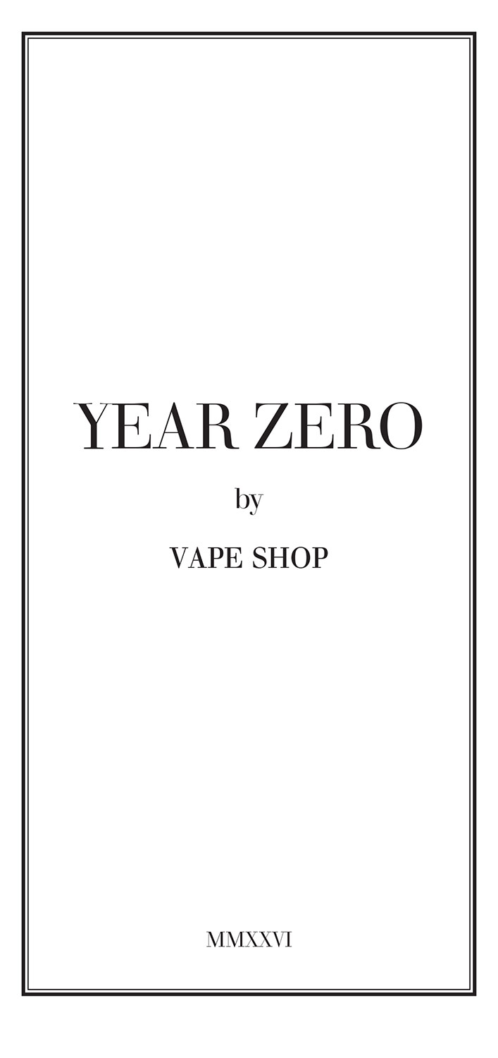 YEAH ZERO Pamphlet