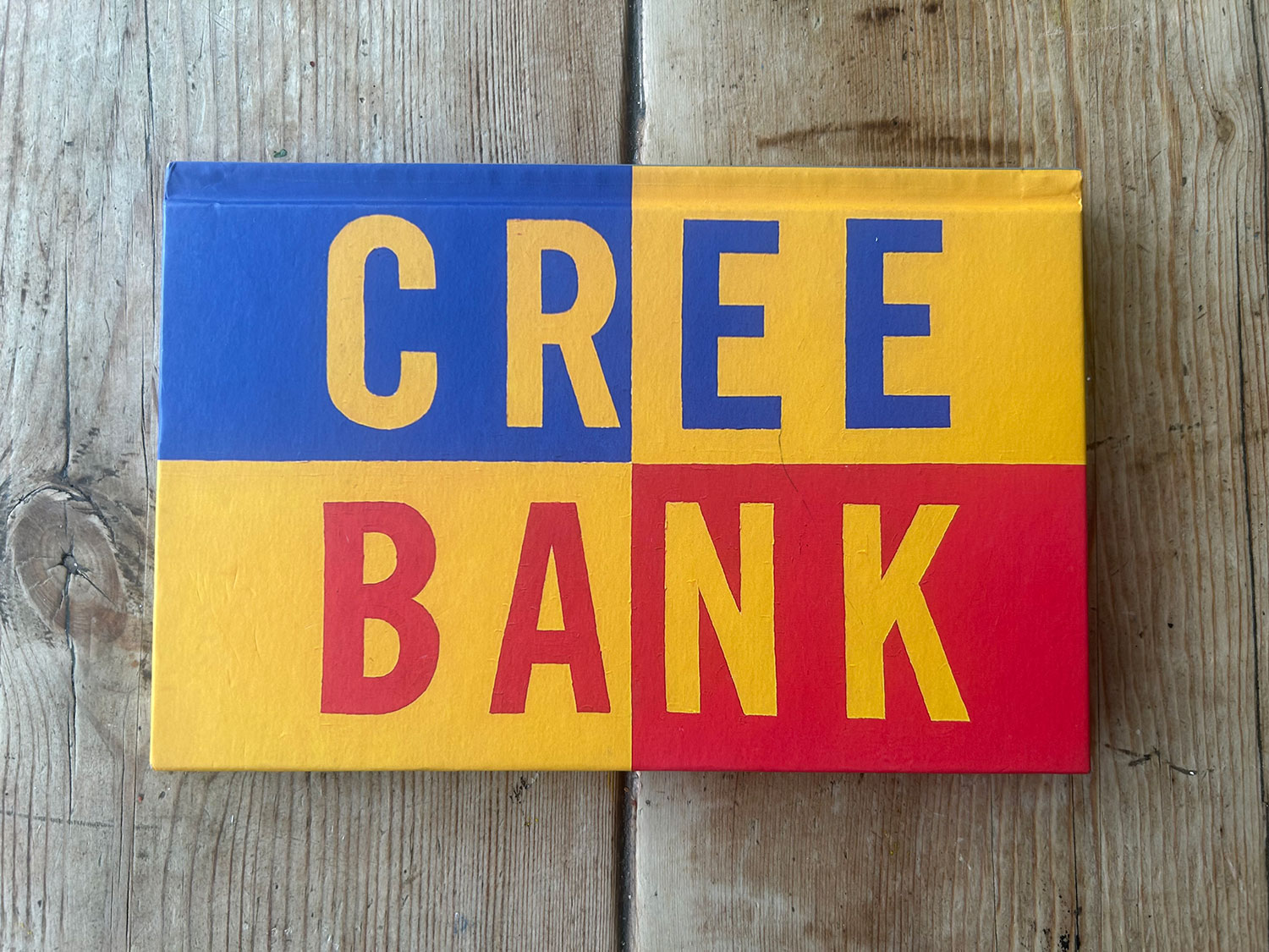 CREE BANK book on The Bench