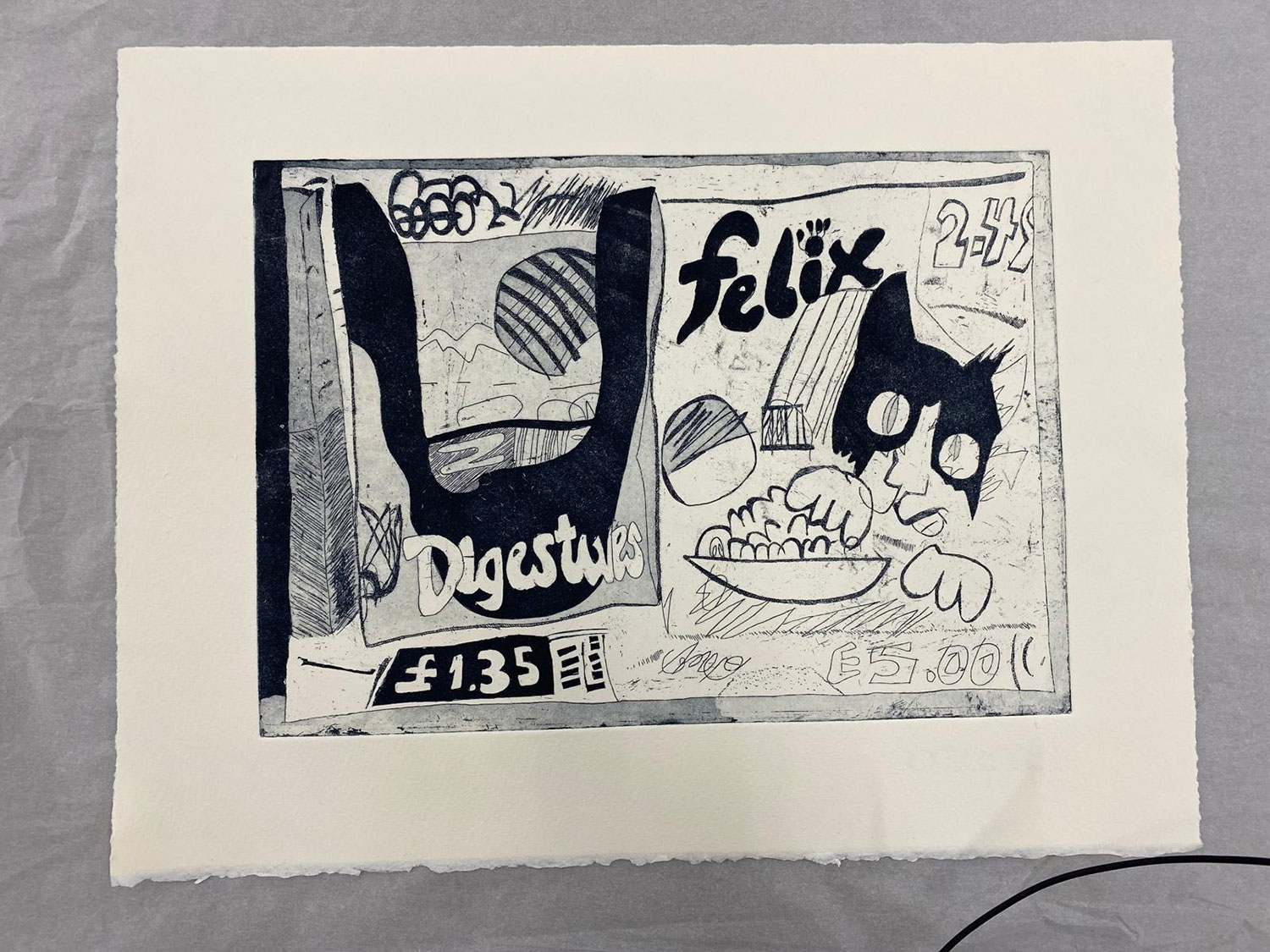MacChesney the Cat drawing