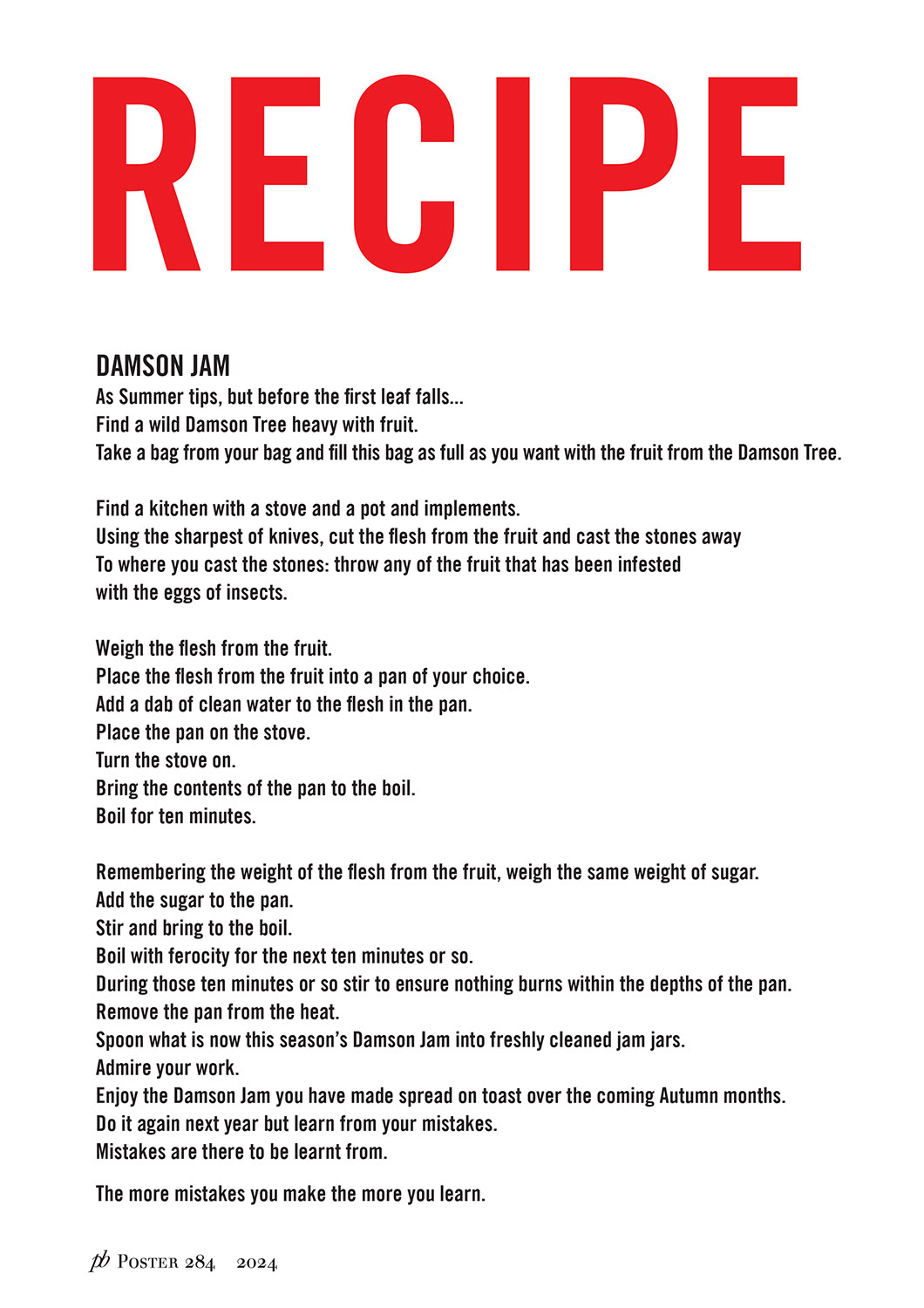 The Recipe – Today