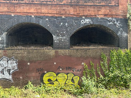 Graffiti on wall