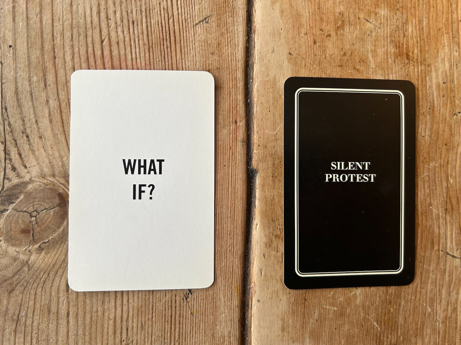SILENT PROTEST CARD 1/53