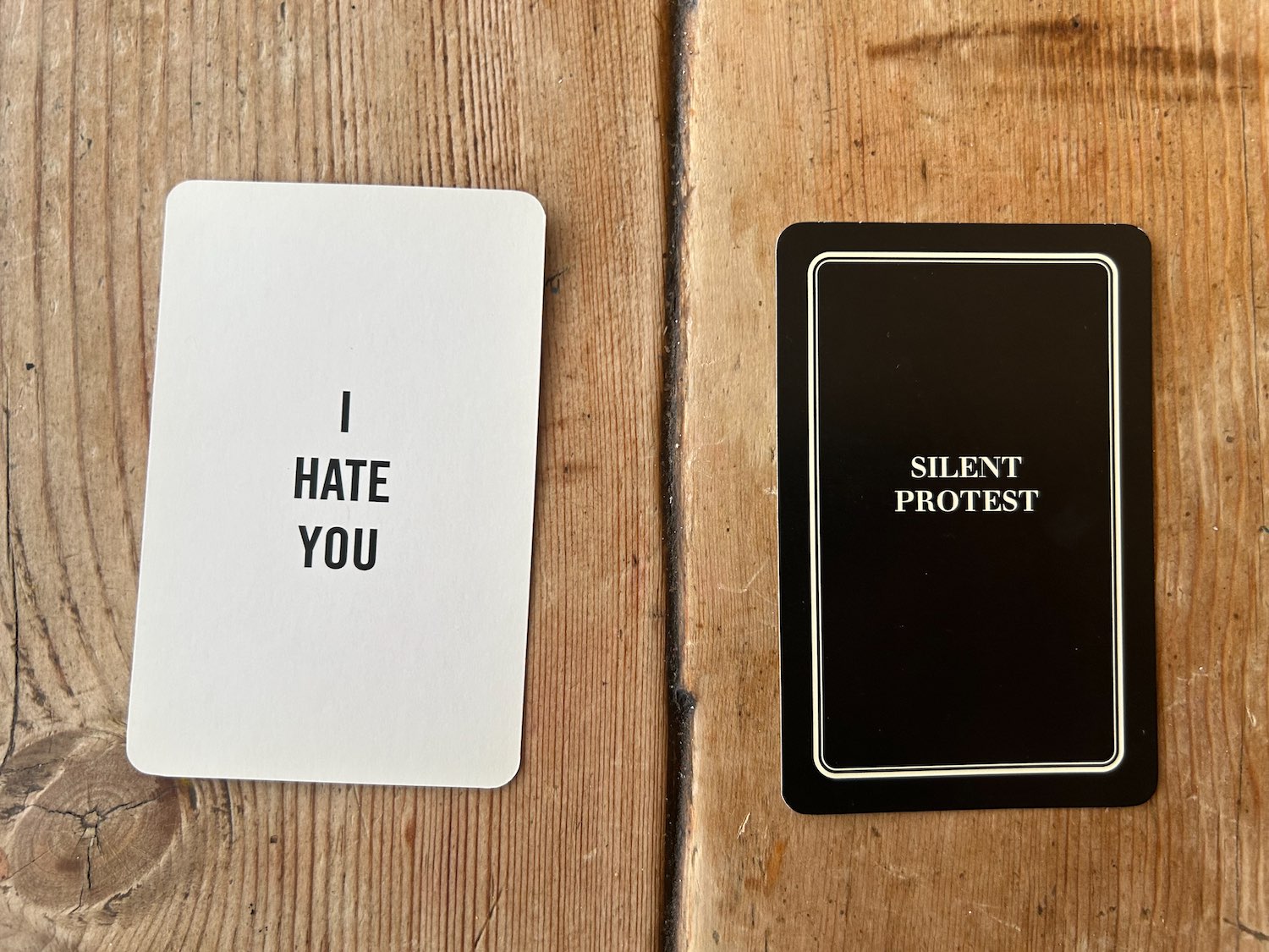 SILENT PROTEST CARD 13/53
