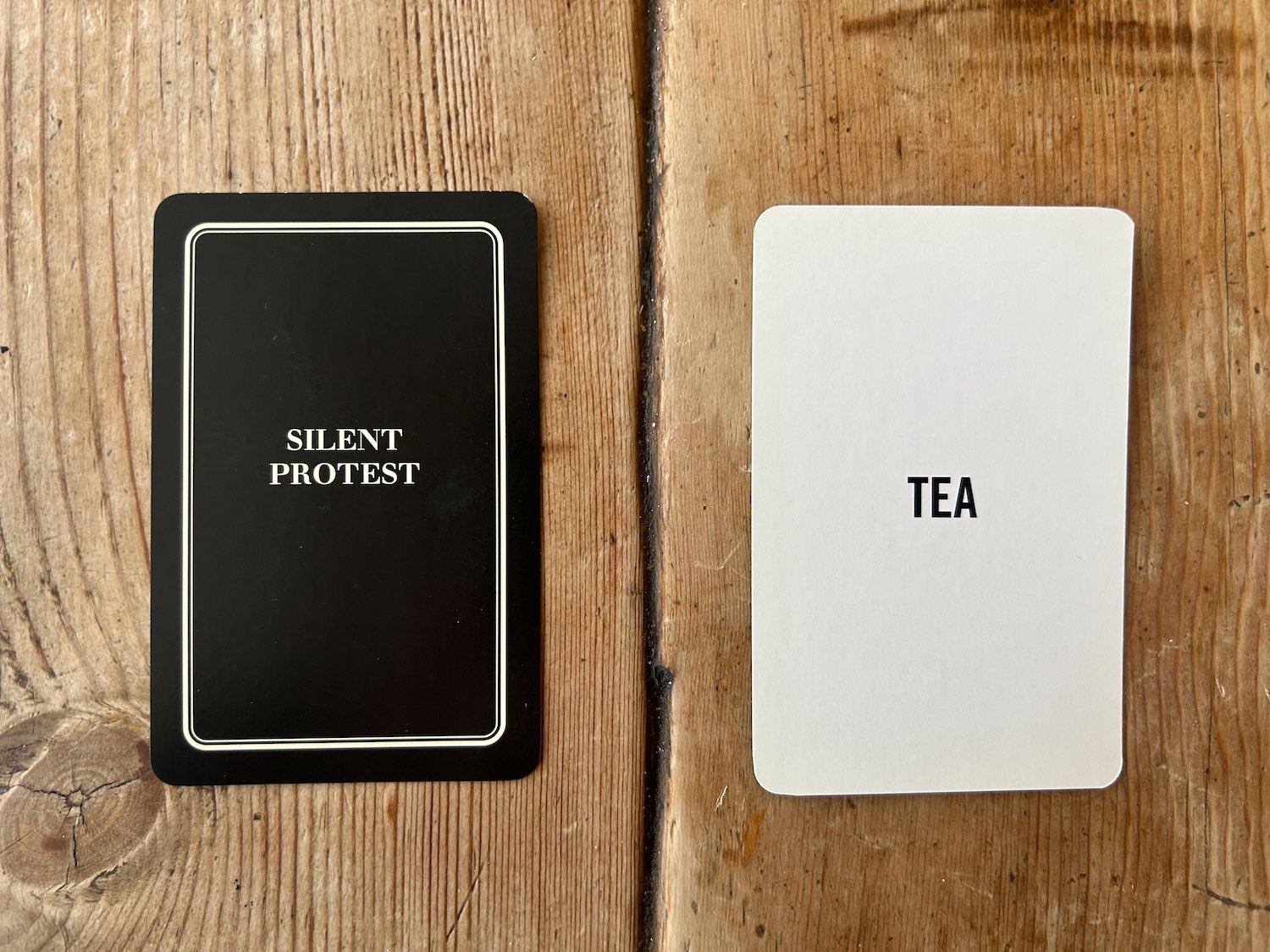 SILENT PROTEST CARD 14/53