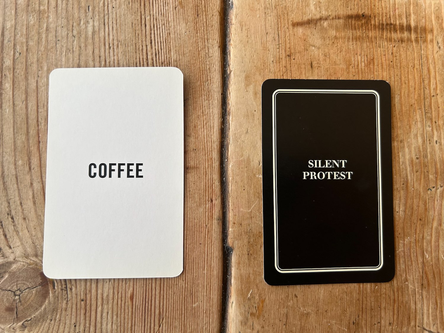 SILENT PROTEST CARD 15/53