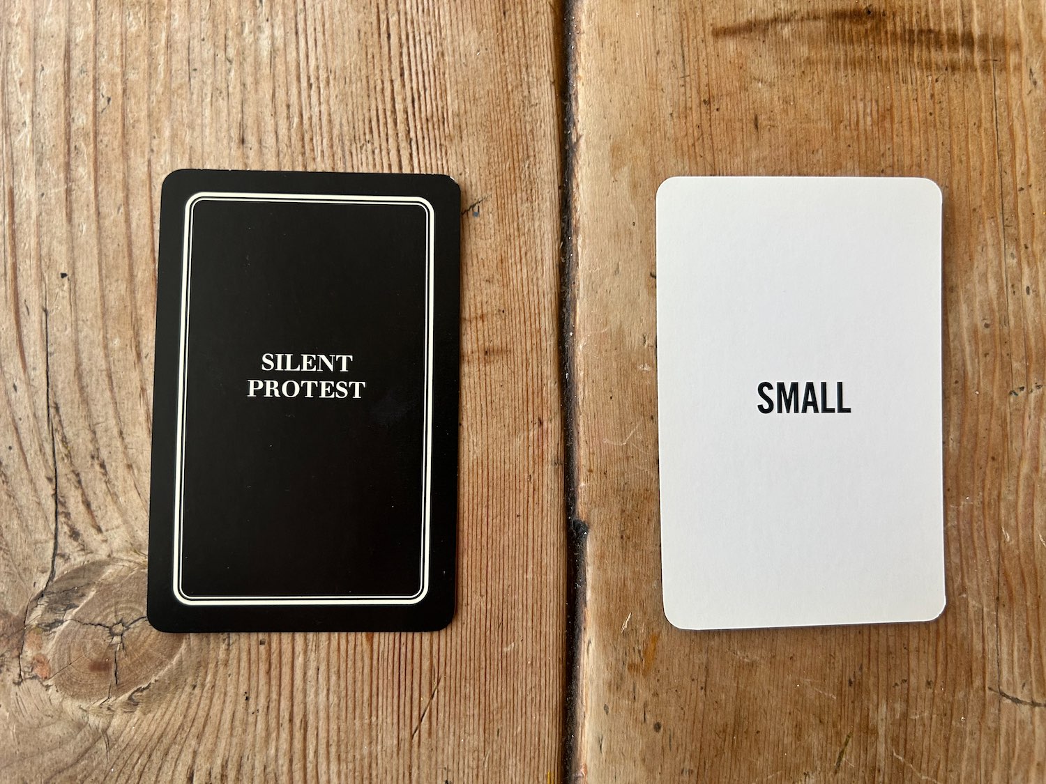 SILENT PROTEST CARD 16/53