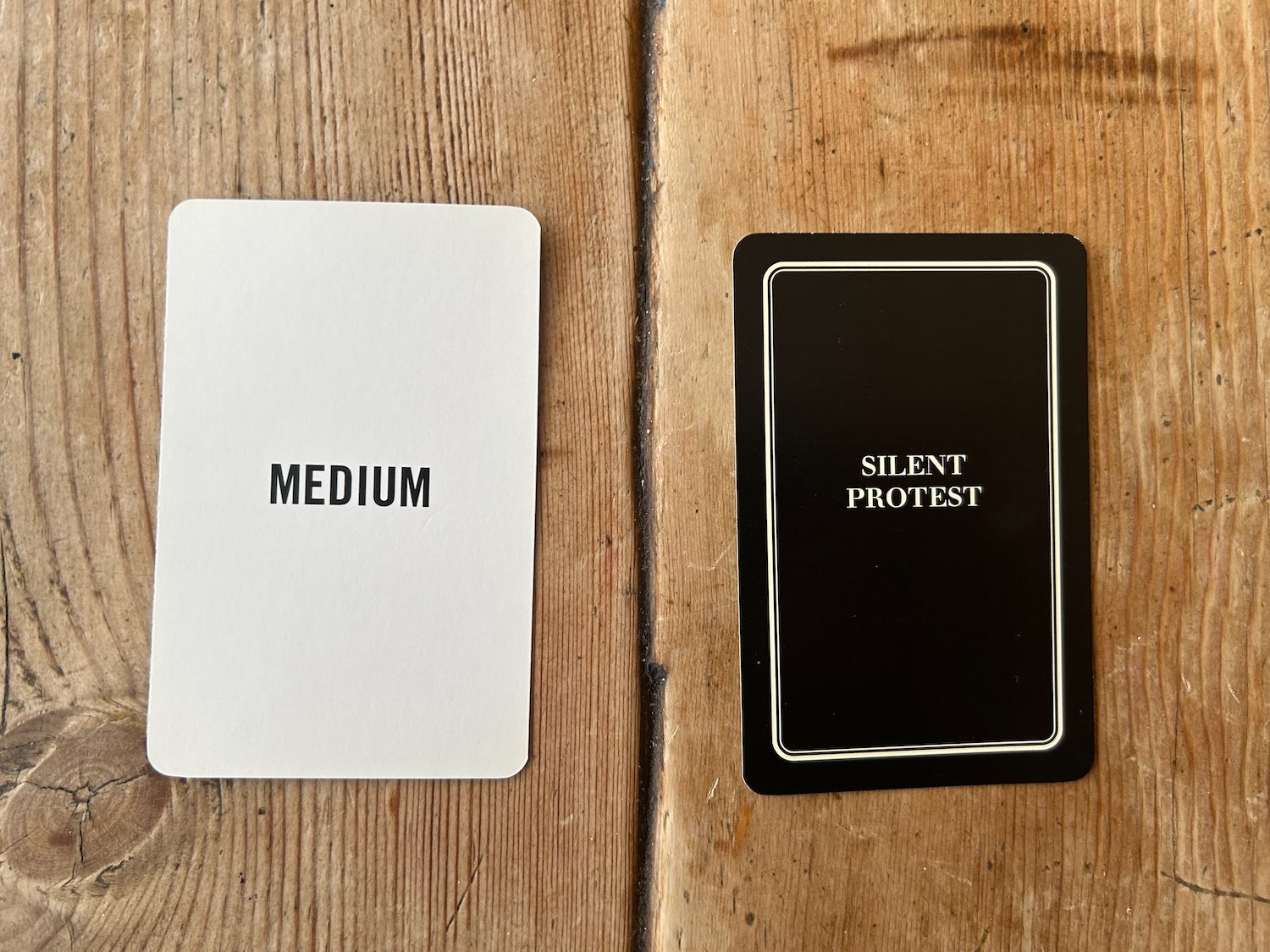 SILENT PROTEST CARD 17/53