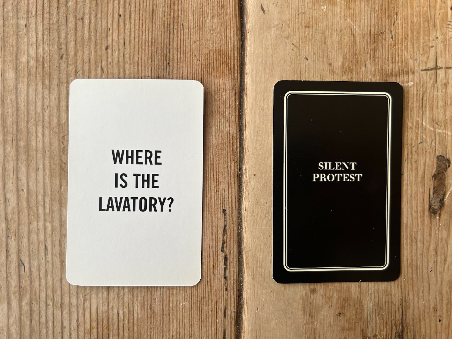 SILENT PROTEST CARD 21/53