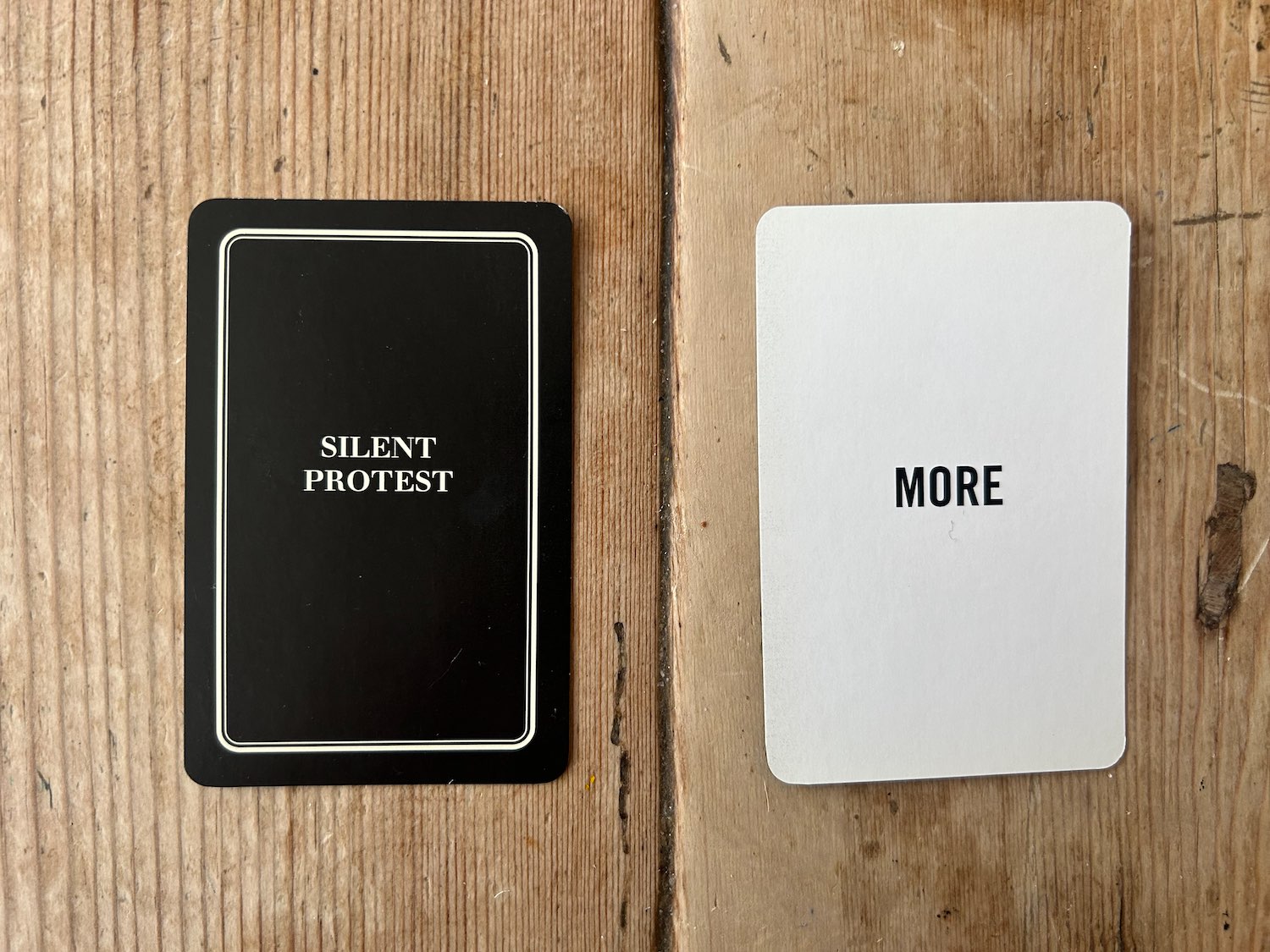 SILENT PROTEST CARD 22/53