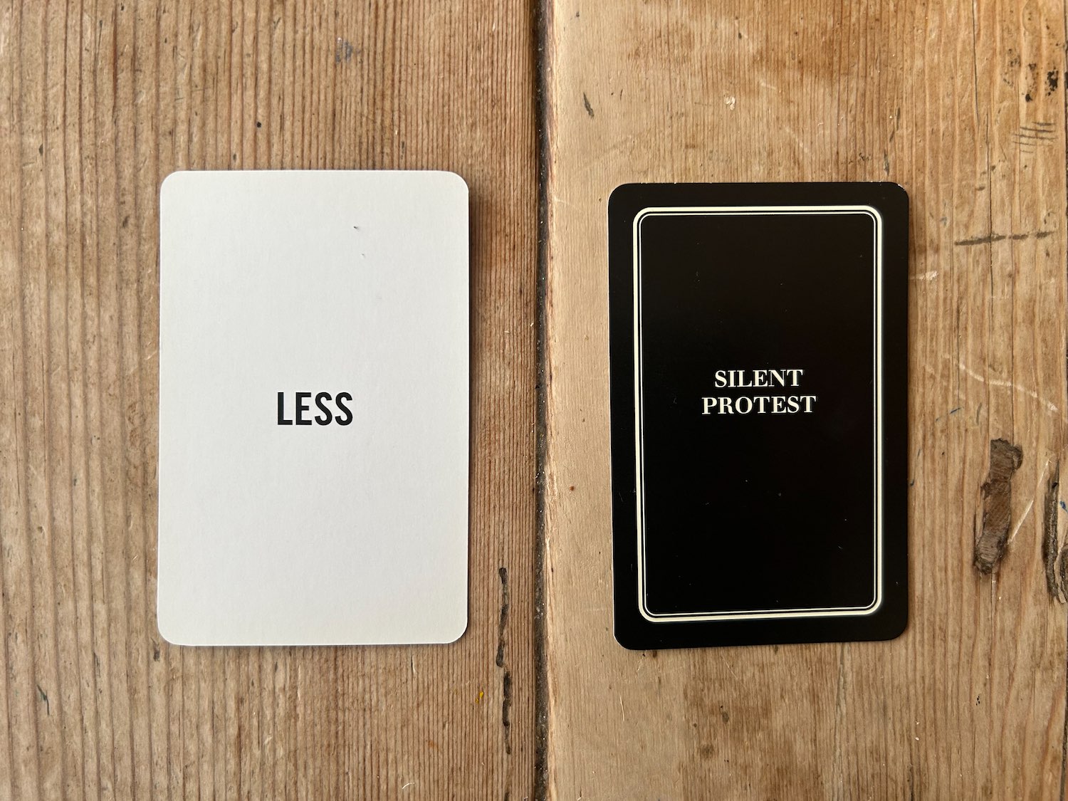 SILENT PROTEST CARD 23/53