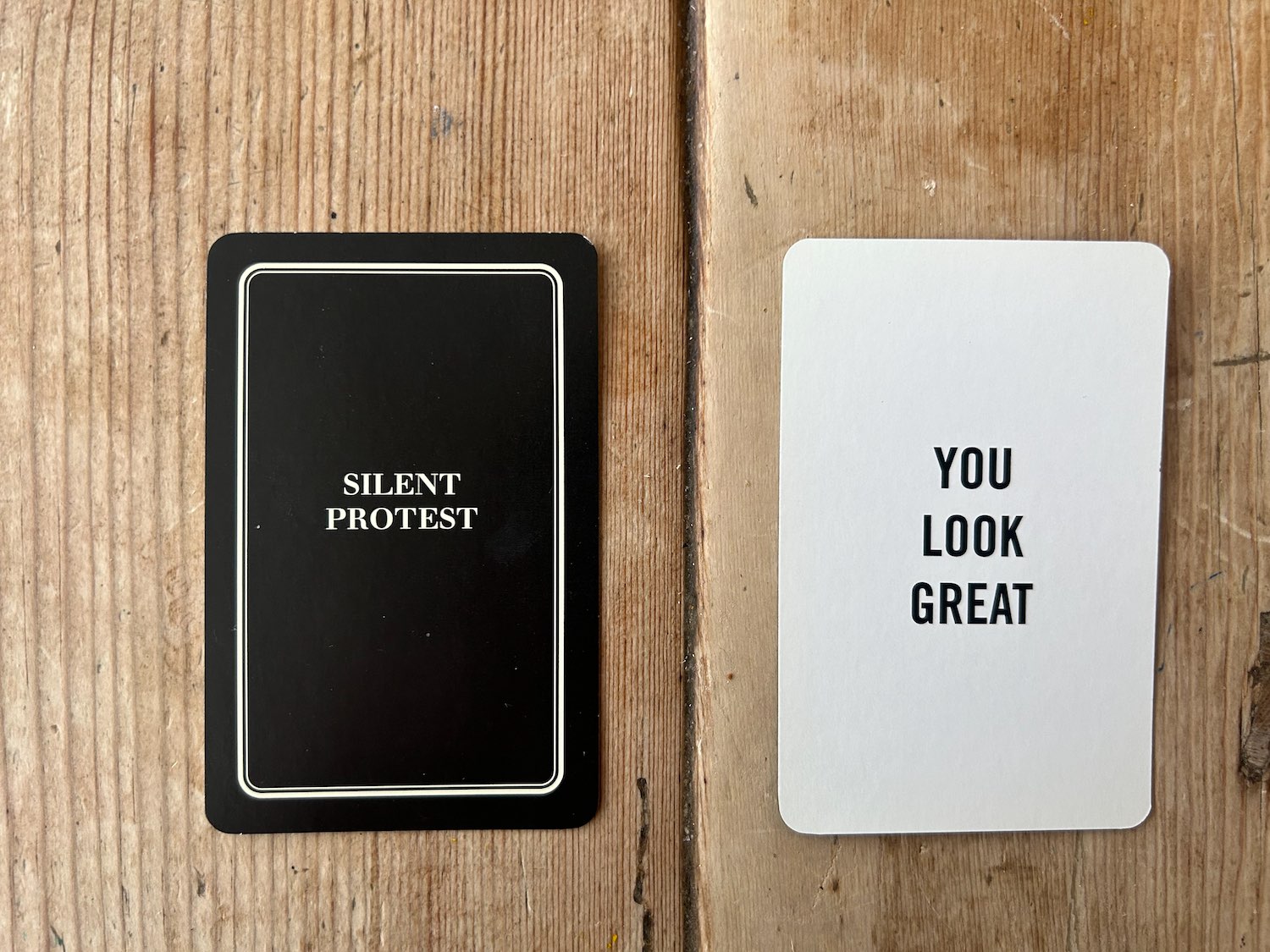 SILENT PROTEST CARD 24/53