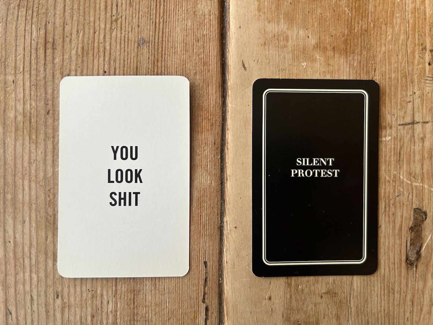 SILENT PROTEST CARD 25/53