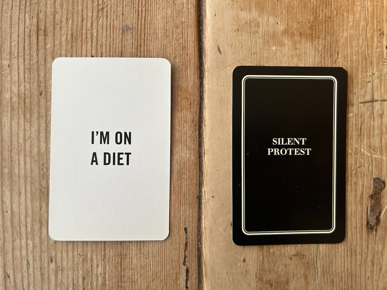 SILENT PROTEST CARD 27/53