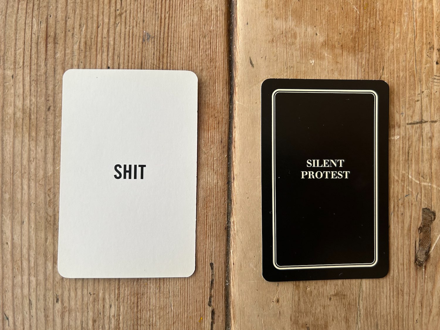 SILENT PROTEST CARD 29/53