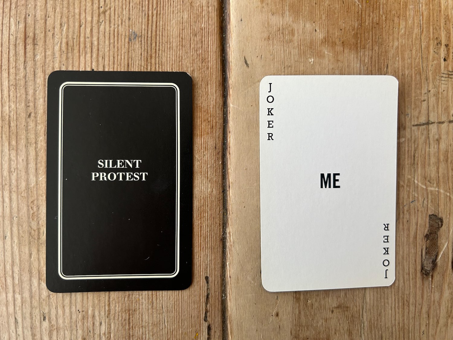 SILENT PROTEST CARD 32/53
