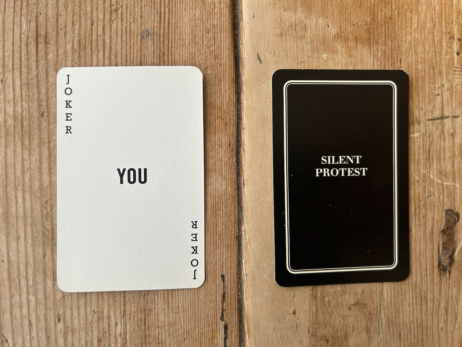 SILENT PROTEST CARD 33/53