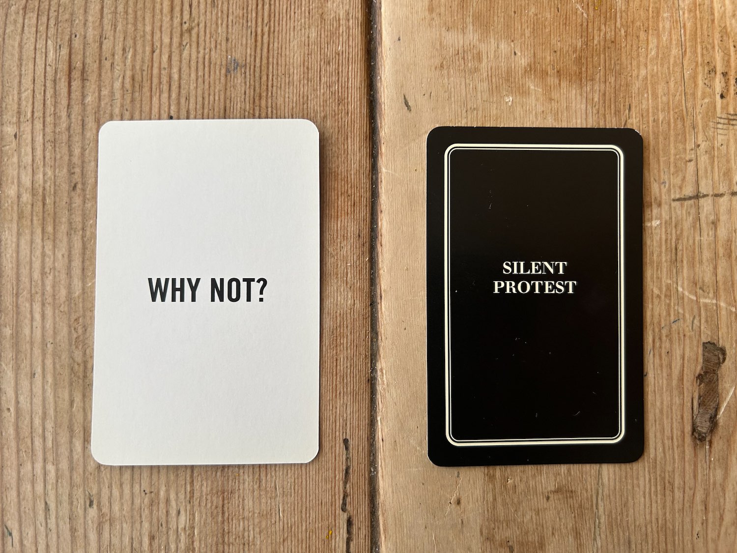 SILENT PROTEST CARD 35/53
