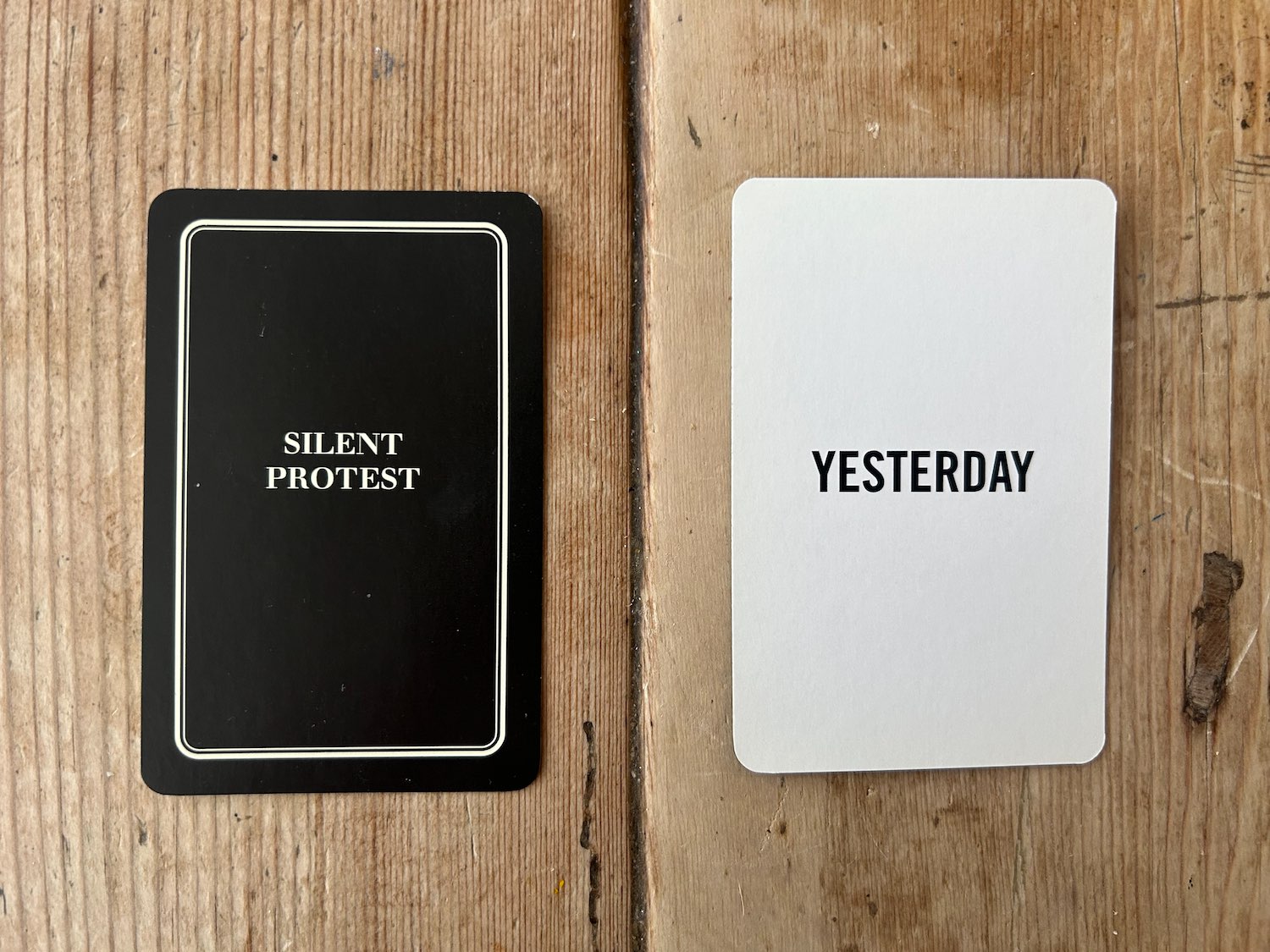 SILENT PROTEST CARD 38/53