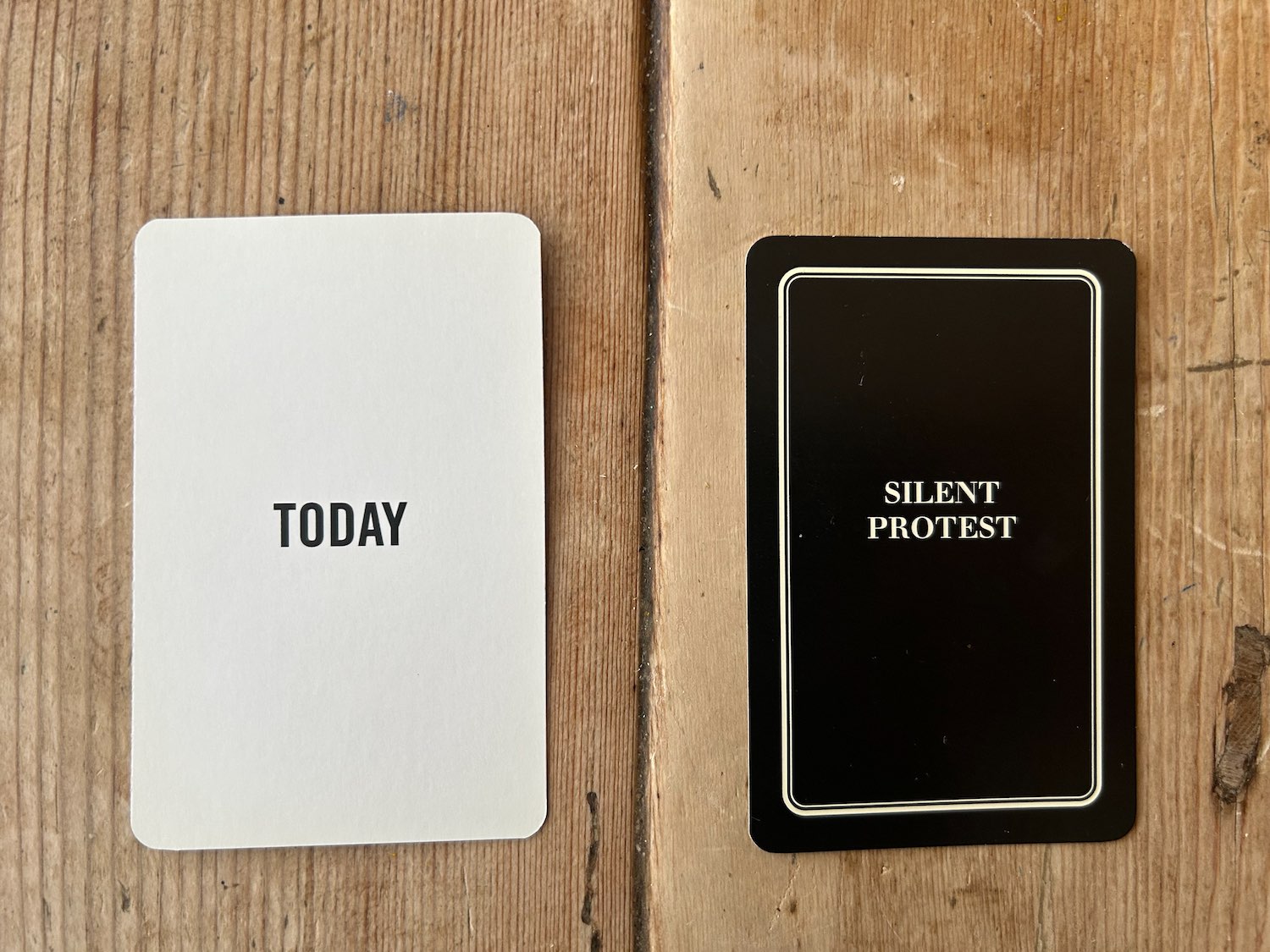 SILENT PROTEST CARD 39/53
