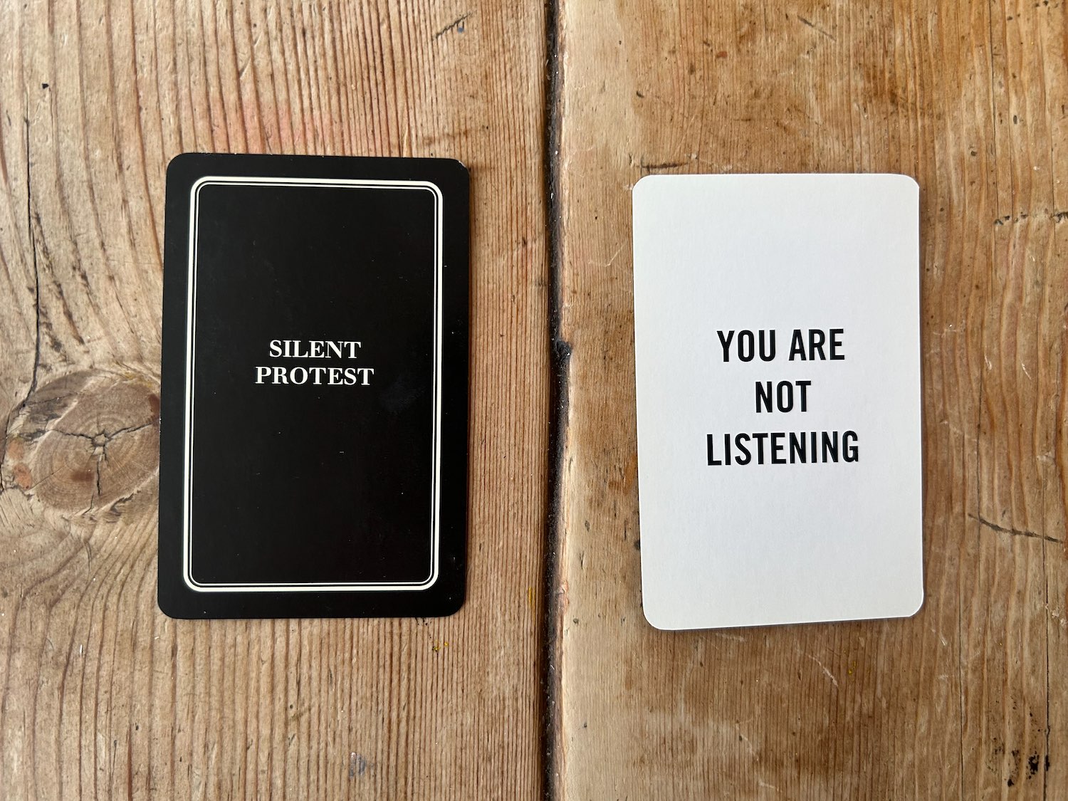 SILENT PROTEST CARD 4/53
