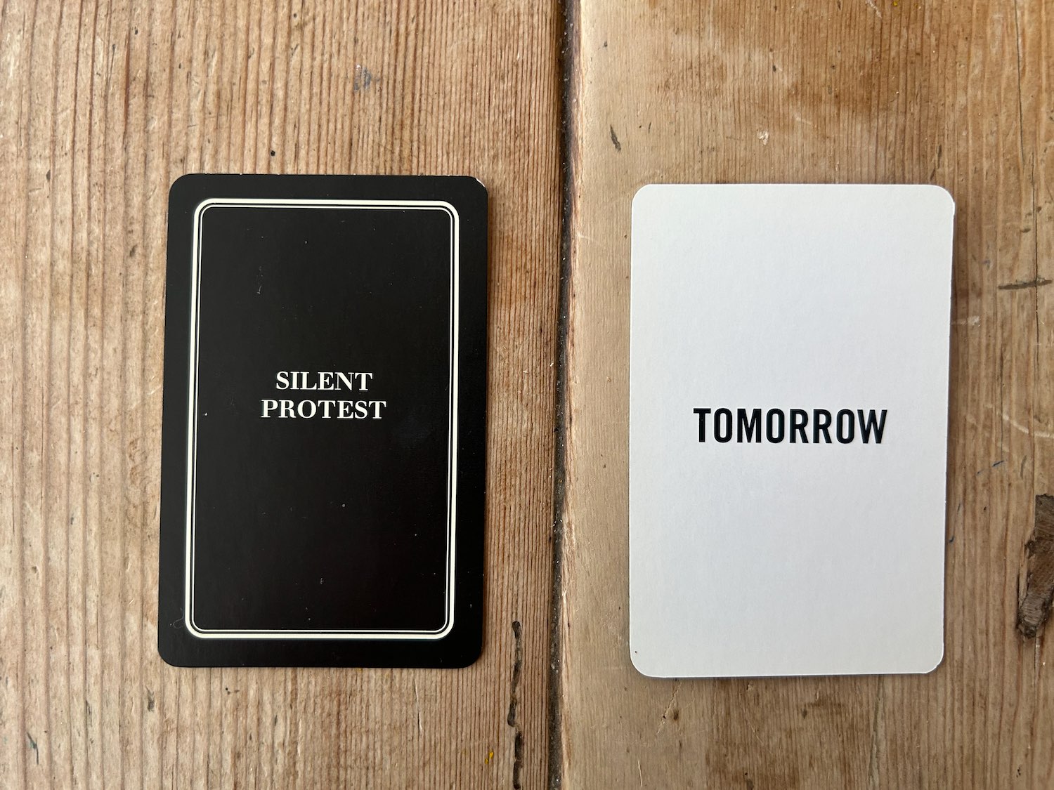 SILENT PROTEST CARD 40/53