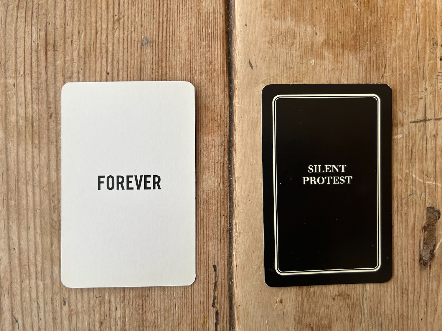 SILENT PROTEST CARD 41/53