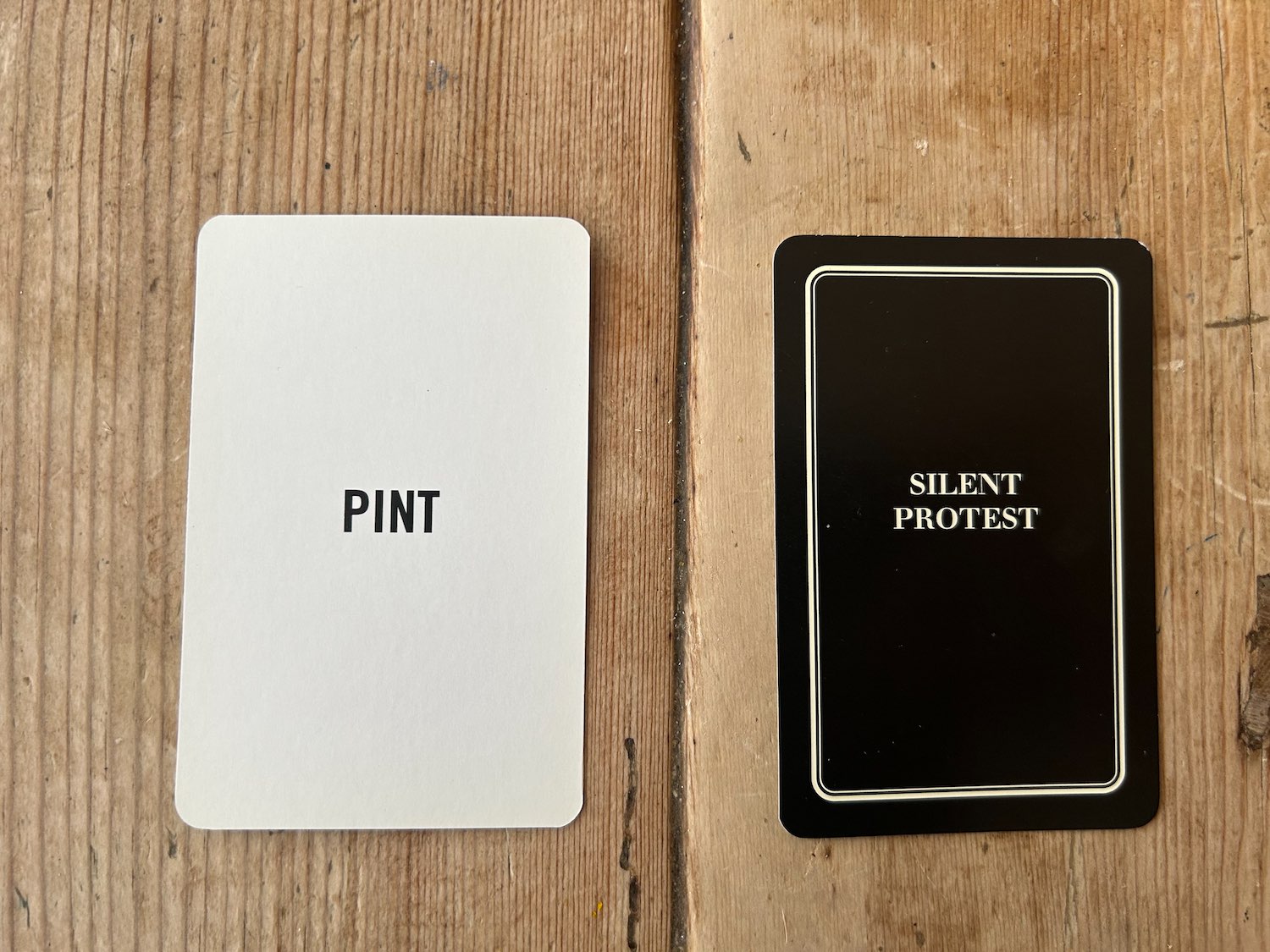 SILENT PROTEST CARD 43/53