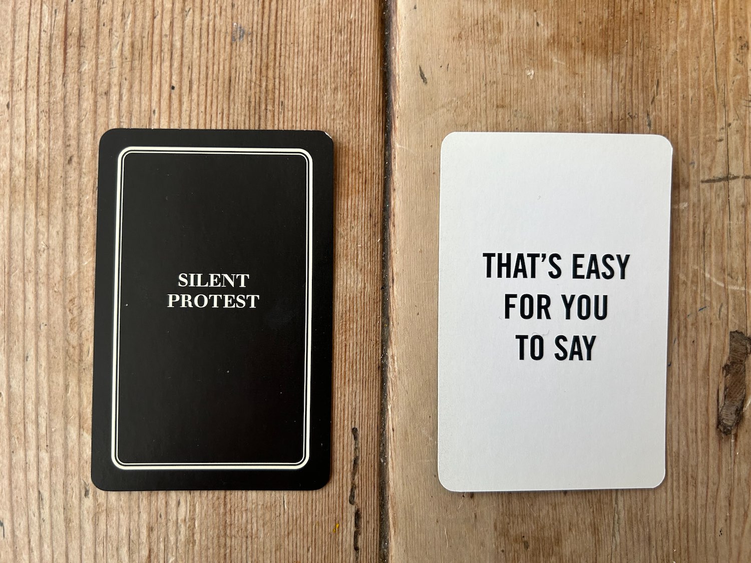 SILENT PROTEST CARD 44/53