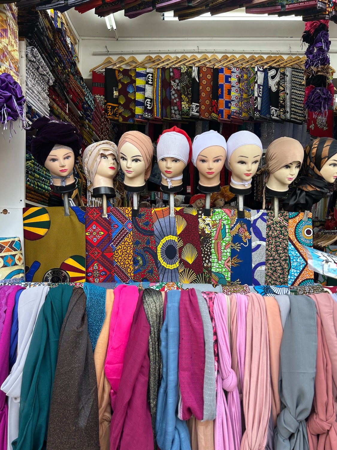 cloth stall