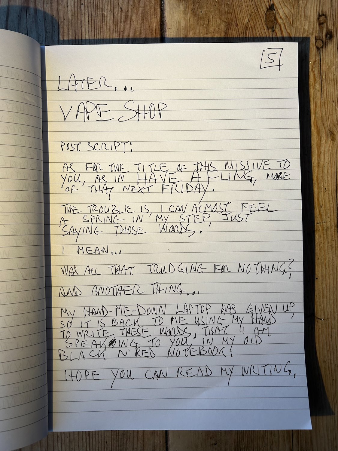 “written