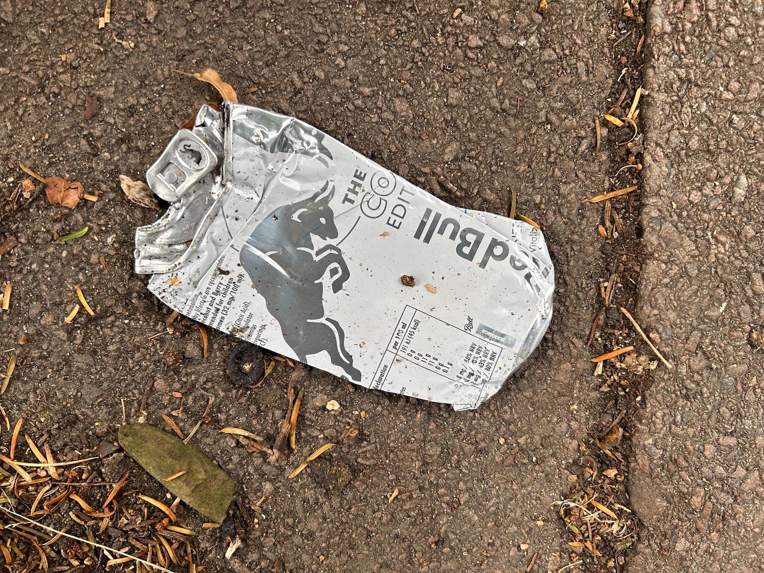 crushed can